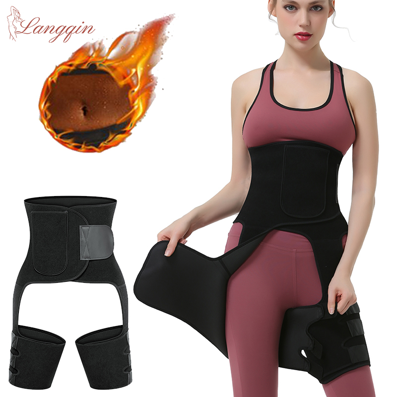 Sweat Waist Trainer Belt Neoprene - Entraîneur de taille à double compression